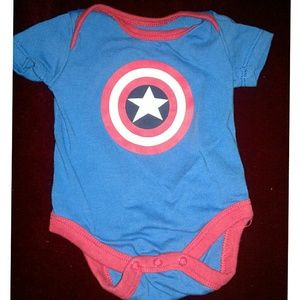 Captain America Bodysuit (Boy's)